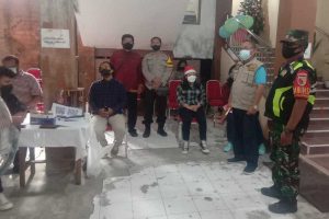 Pengamanan perayaan ibadah Natal di Gereja Trinitas RW. 11 Kelurahan Tanjungrejo. (ist) - Dandim 0833 Kota Malang Imbau Personil Pahami Tupoksi PAM Nataru