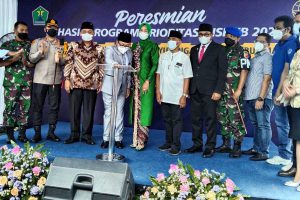 Peresmian lima program prioritas Dishub 2021 di Gedung Kartini. (jaz) - Pemkot Malang Resmikan e-Parkir, Macyto, ATCS, Mobil Derek, dan Incar
