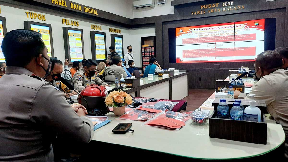 Sepanjang 2021, Polres Blitar Kota Catat 23 Kasus Curanmor