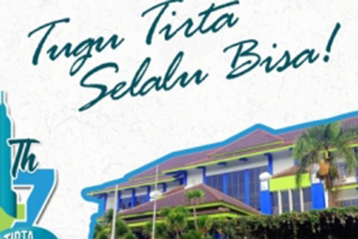 Slogan semangat baru Tugu Tirta Selalu Bisa! (ist) - Peringati HUT Ke-47, Bangkit Semangat Baru Tugu Tirta Selalu Bisa!