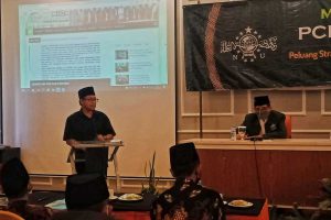 Walikota Malang memberikan sambutan ditengah-tengah peserta Muskercab PCNU. (ist) - Hadiri Muskercab PCNU, Sutiaji: NU Harus Berdaya