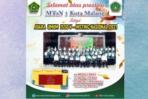 69 medali diraih dalam ISSO V-Instinc Nasional 2021. (ist) - 866 Prestasi Buah Kerja Keras Sivitas MTsN 1 Kota Malang