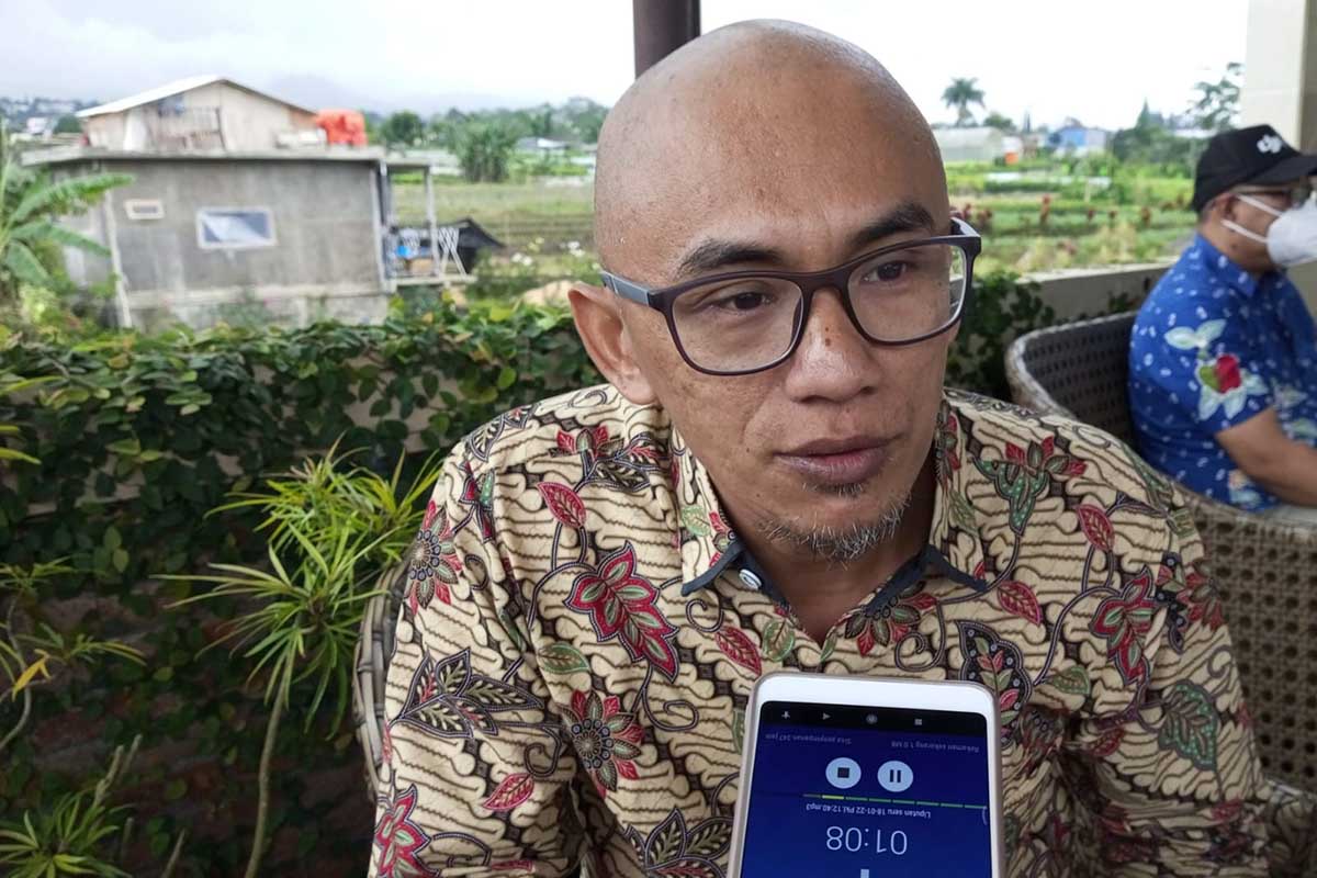 Anggota Tim Ahli Kajian Lingkungan Hidup Strategis (KLHS), Amin Tohari. (ws3) - KLHS Jadi Dokumen Penting Evaluasi Kebijakan Pembangunan di Kota Batu