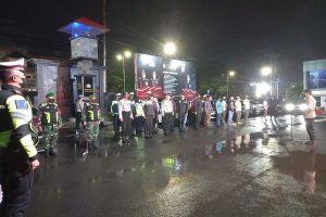Apel tim gabungan sebelum operasi Pamor Keris. (ist) - Meski Hujan, Pamor Keris Bidik Kerumunan Massa