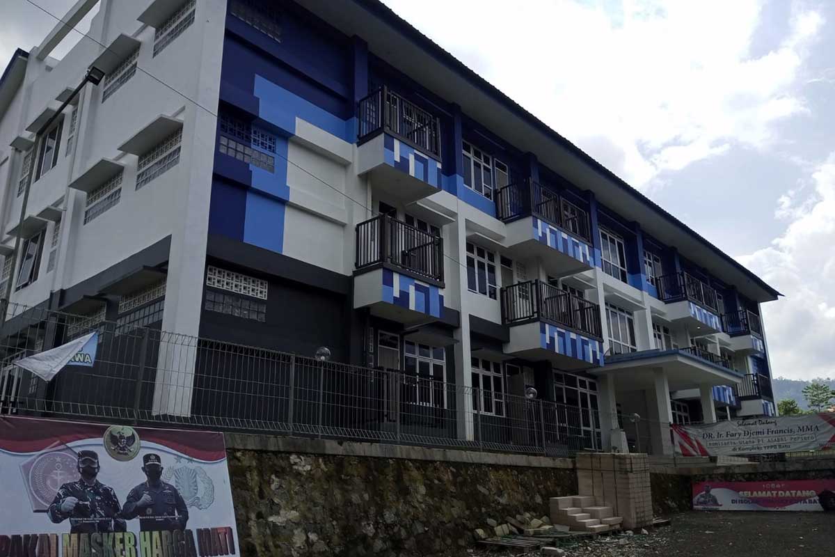 Gedung Shelter Isoter milik YPPII. (ws3) - Antisipasi Lonjakan Omicron, Dinkes Batu Lanjutkan Sewa Gedung Isoter YPPII