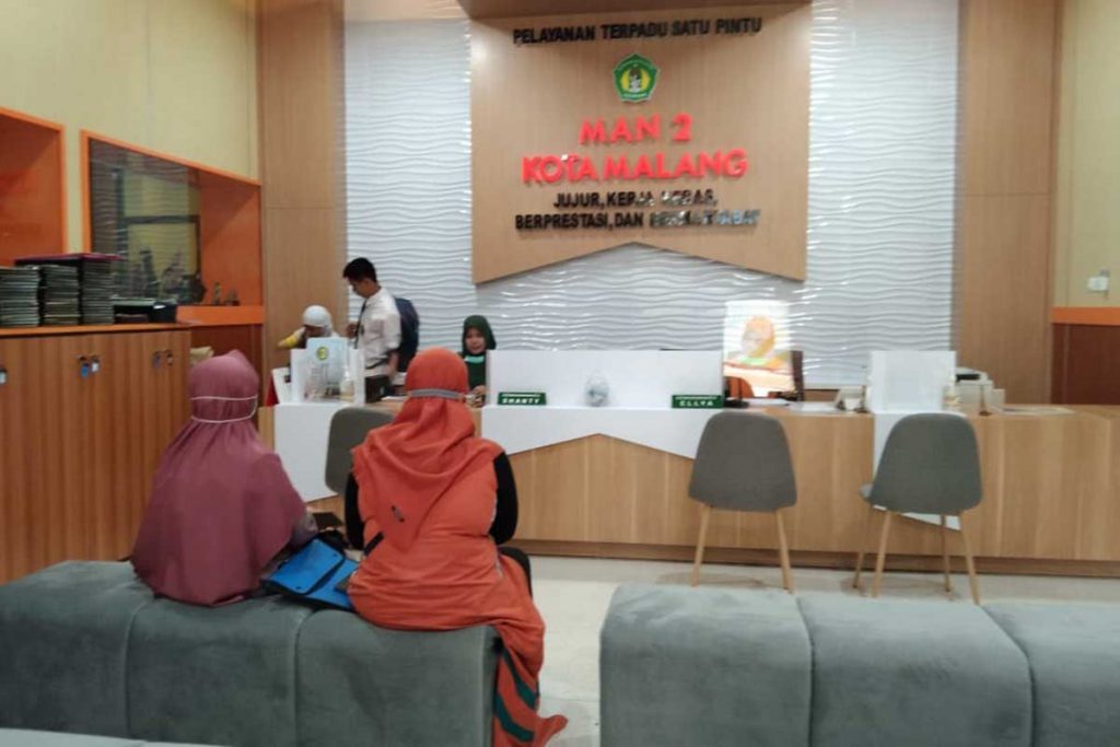 Ilustrasi MAN 2 Kota Malang sebelum siswa terpapar Covid-19. (jaz) - MAN 2 Kota Malang Tampik Tolak Ditracing Kepolisian