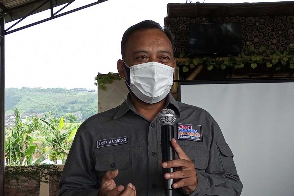Kadisparta Batu, Arief As Siddiq. (ws3) - Sinergitas Pariwisata Malang Raya Masih Terkendala Pandemi