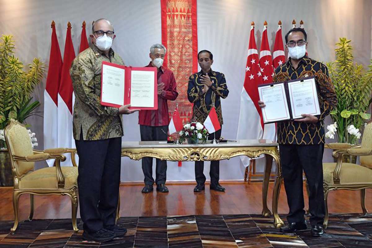 Kesepakatan Indonesia-Singapura. (ist) - Indonesia Akhirnya Ambil Alih FIR di Kepri dan Natuna Usai Bertahun-Tahun Dikelola Singapura