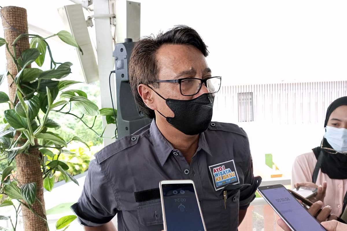 Ketua BPC PHRI Kota Batu, Sujud Hariadi. (ws3) - PHRI Kota Batu Siap Backup Desa Wisata - Okupansi hotel dan resto meningkat