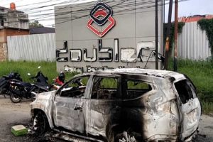 Kondisi pasca bentrokan pemuda di Sorong. (ist) - Bentrokan Dua Kelompok di Sorong Tewaskan 18 Orang