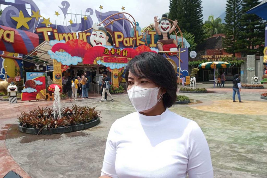 Marketing Manager Jawa Timur Park Grup, Titik S Ariyanto. (ws3) - H-1 Imlek, Obyek Wisata di Batu Mulai Sajikan Hiburan