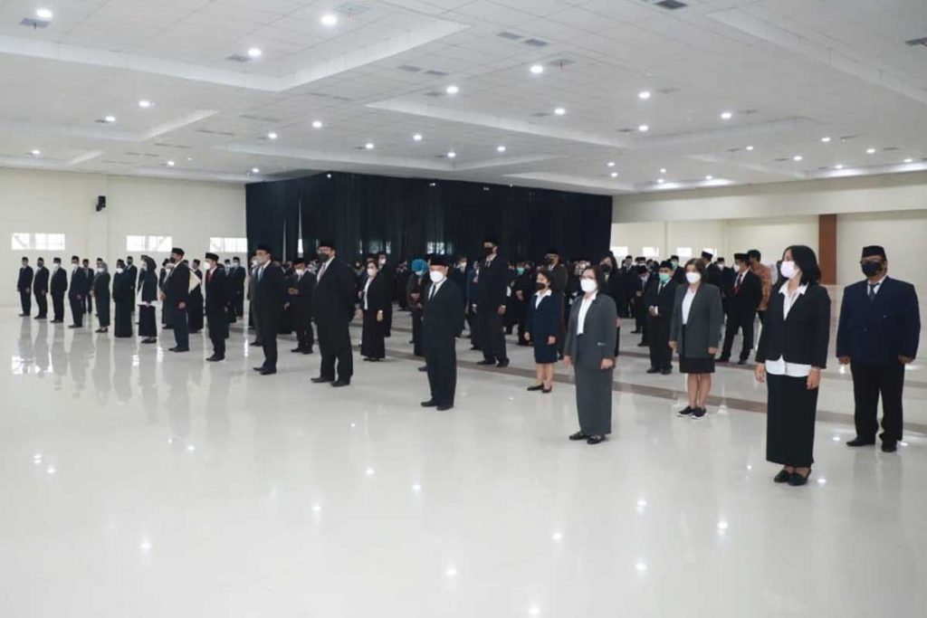Pejabat fungsional Pemkot Malang yang dilantik. (ist) - Walikota Lantik 180 Pejabat Fungsional, Berharap Permudah Birokrasi