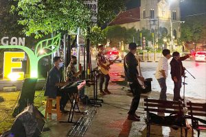 Salah satu titik pertunjukan musik di koridor Kayutangan Heritage. (ist) - Titik Awal Pertunjukan Musik Akhir Pekan di Kayutangan Heritage
