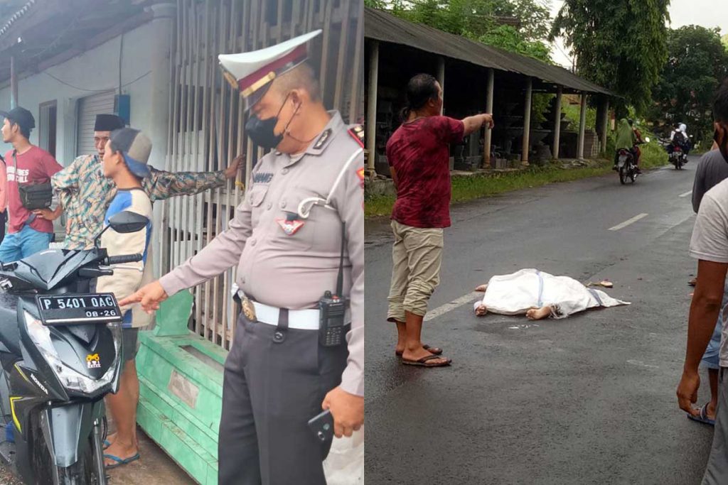 Siswi MTsN Tabrak Truk Gandengan, Siswi MTsN Genteng Tewas Ditempat