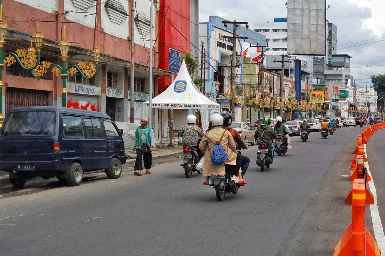 Suasana siang hari kawasan Kayutangan Heritage. (jaz) - Begini Skema Parkir Kayutangan Heritage