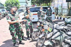 VERIFIKASI: Tim verifikasi dari Kodam V/Brawijaya melakukan pencocokan Makorem 082/CPYJ, Senin(24/1/ 2022) pagi - Korem 082/CPYJ Terima Kunjungan Tim Verifikasi dari Kodam Brawijaya