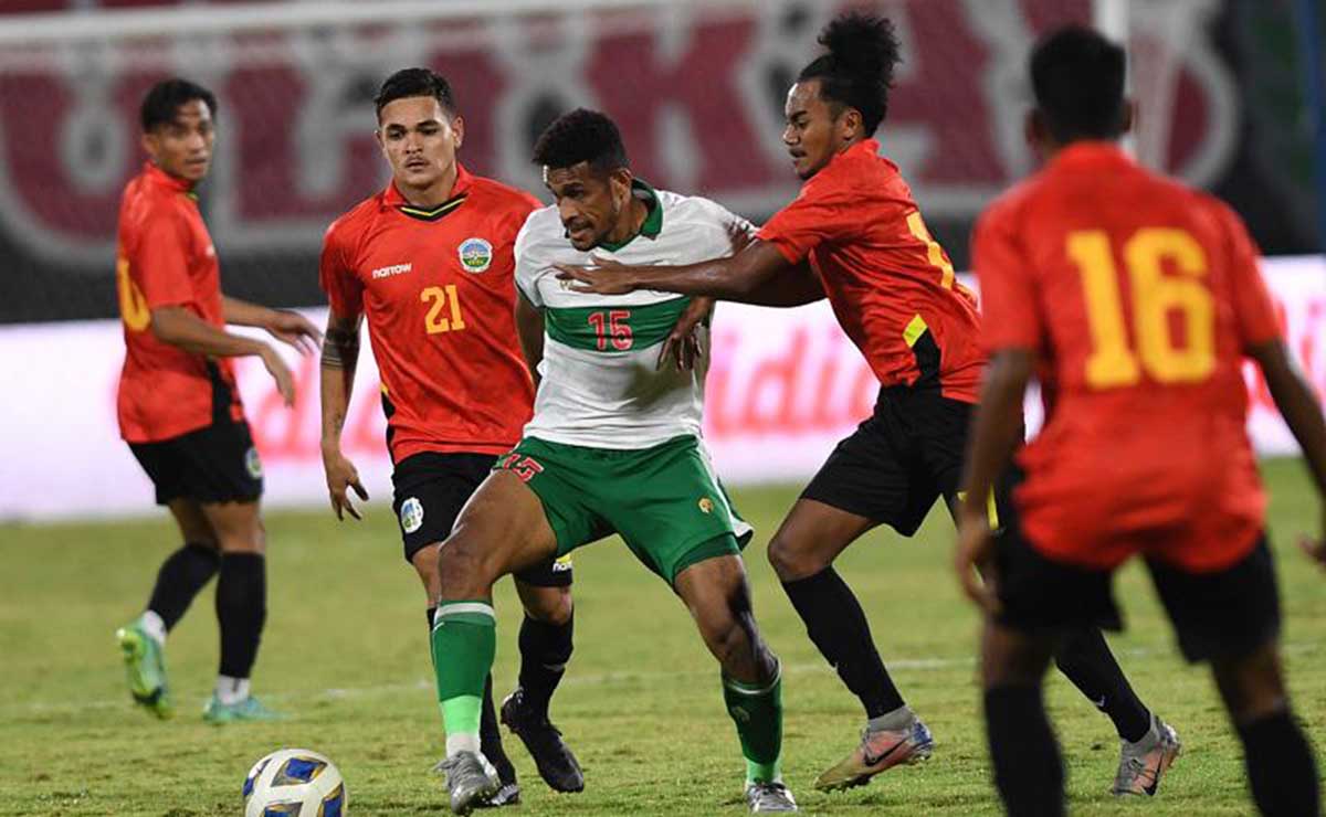 Timnas Indonesia VS Timor Leste. (ist) - Tujuh Pemain Timnas Positif Covid-19!