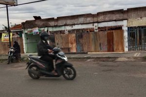 Bekas Kebakaran Pasar Bululawang. (Sur) - Cegah Pencurian, Bekas Kebakaran Pasar Bululawang Akan Ditutup Seng