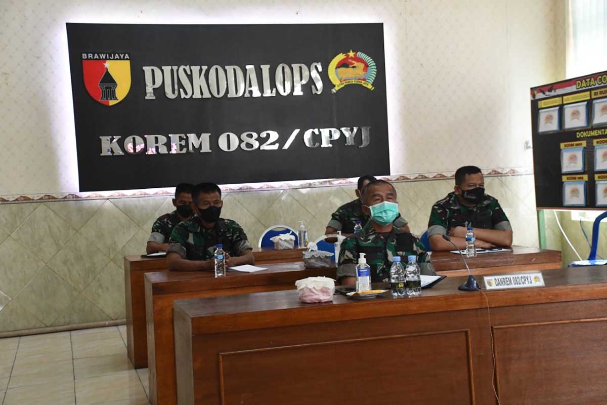 Danrem 082/CPYJ Minta Para Dandim Segera Berkoordinasi Tanggulangi Bencana