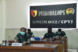 Danrem 082/CPYJ Tindaklanjuti Perintah Pangdam Brawijaya Soal Akselerasi Vaksinasi
