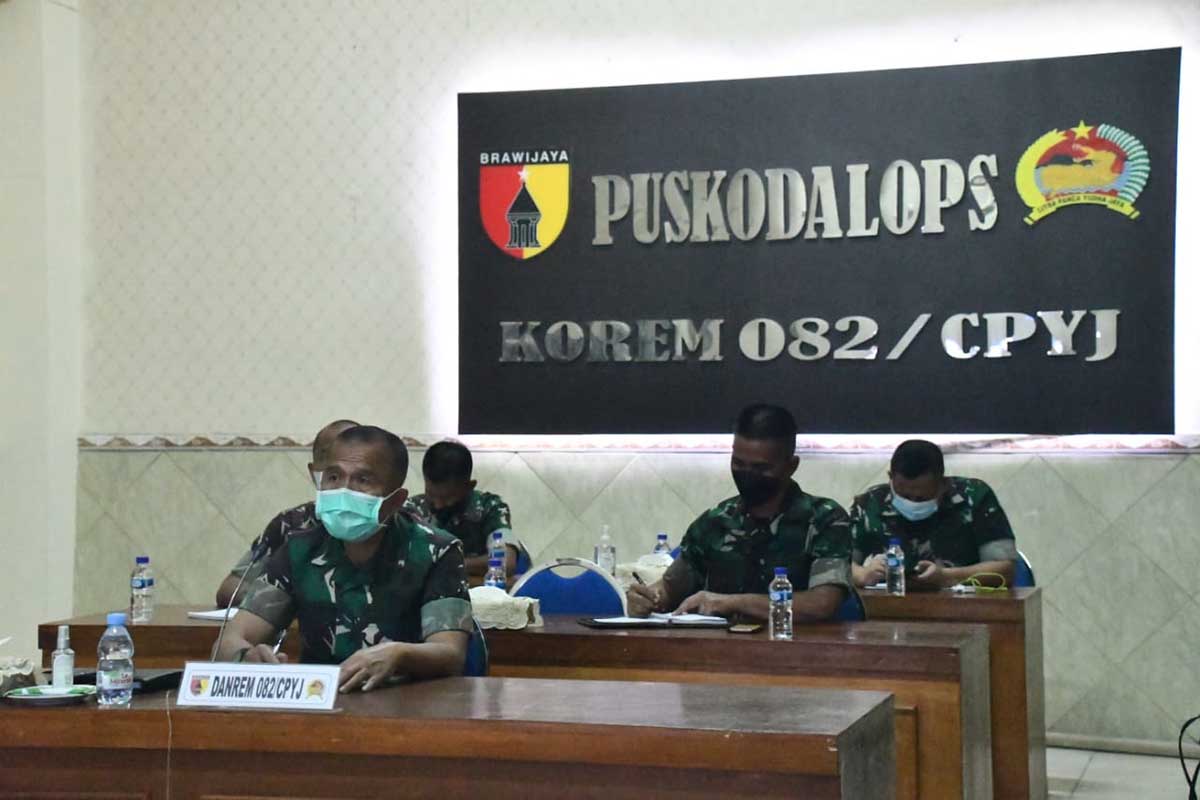 Danrem 082/CPYJ Tindaklanjuti Perintah Pangdam Brawijaya Soal Akselerasi Vaksinasi