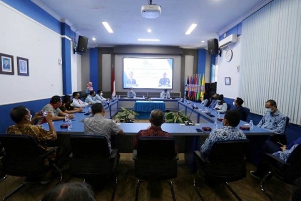 Dihadiri jajaran pimpinan Polinema dan Kejari. (ist) - Polinema Jalin MoU Kejari, Sukseskan Program Pembangunan Nasional
