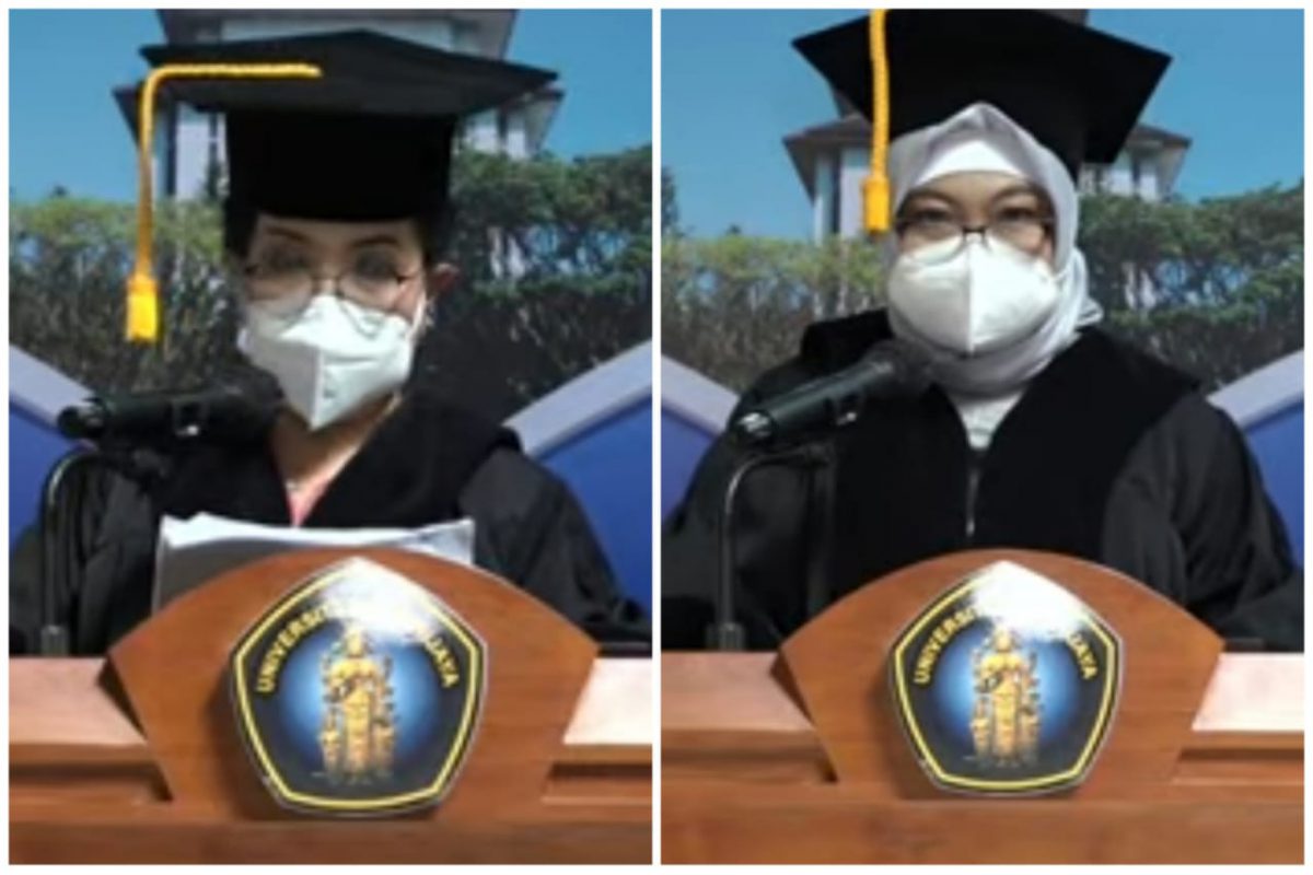 Prof Dr Astrid Puspaningrum, SE, MM, CMA dan Prof Dr Dra Catur Retnaningdyah, MSi.