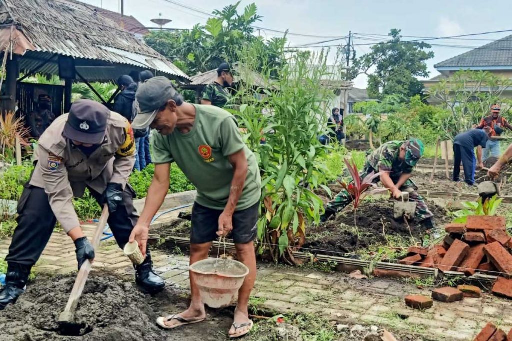 Kerjasama melibatkan semua unsur TNI-POLRI, Pemkot dan masyarakat. (ist) - Ketua DPRD Kota Malang Apresiasi Wonosari Go Green Sebagai Kampung Pancasila