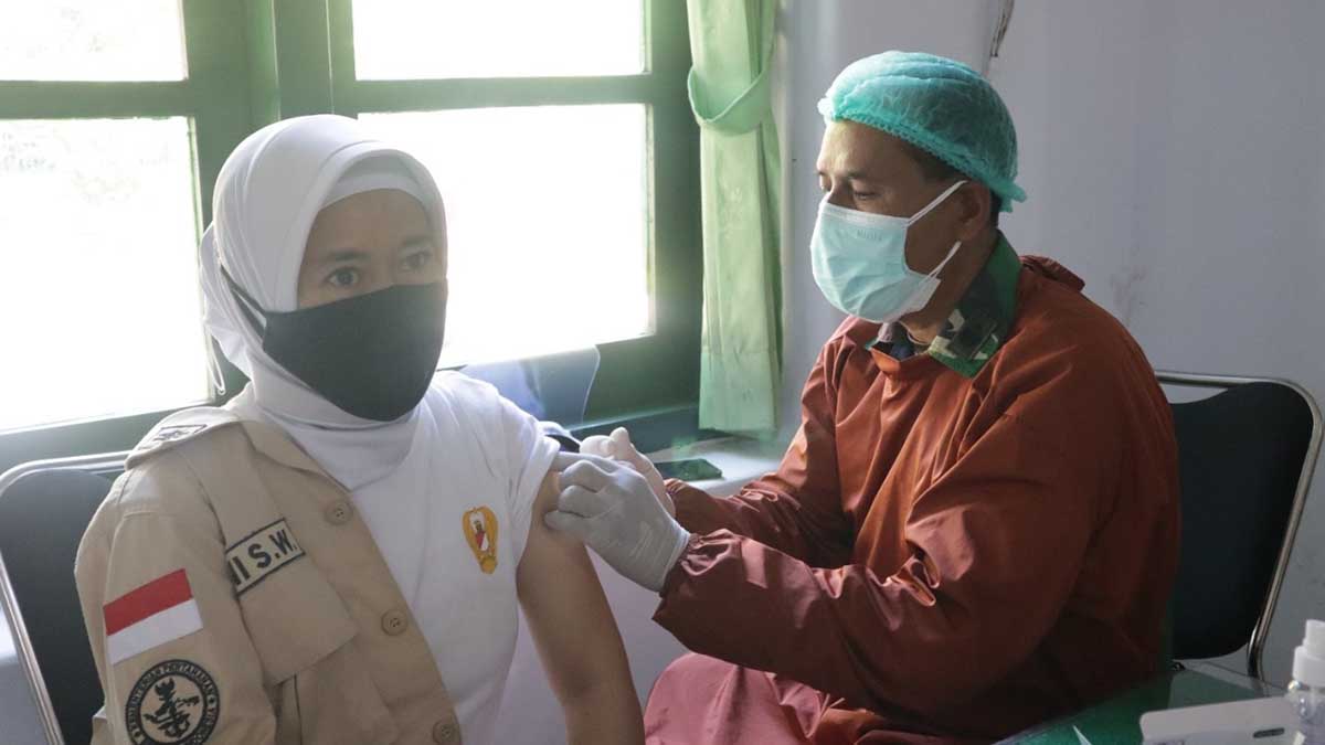 Korem Baladhika Jaya Sukseskan Vaksinasi Booster