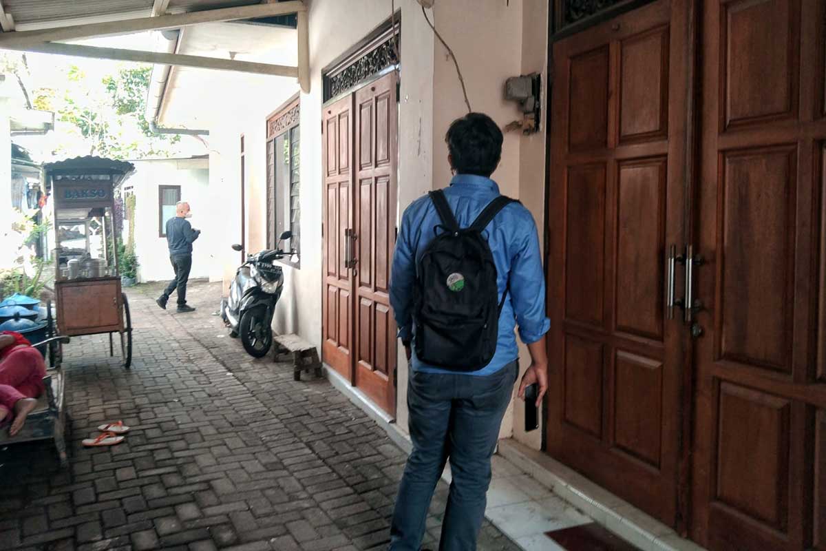 Lokasi Kapel Santo Bonifasius berada di perkampungan padat penduduk. (jaz) - Benang Kusut Perizinan Kapel Santo Bonifasius Malang, Jemaat Menunggu Kejelasan