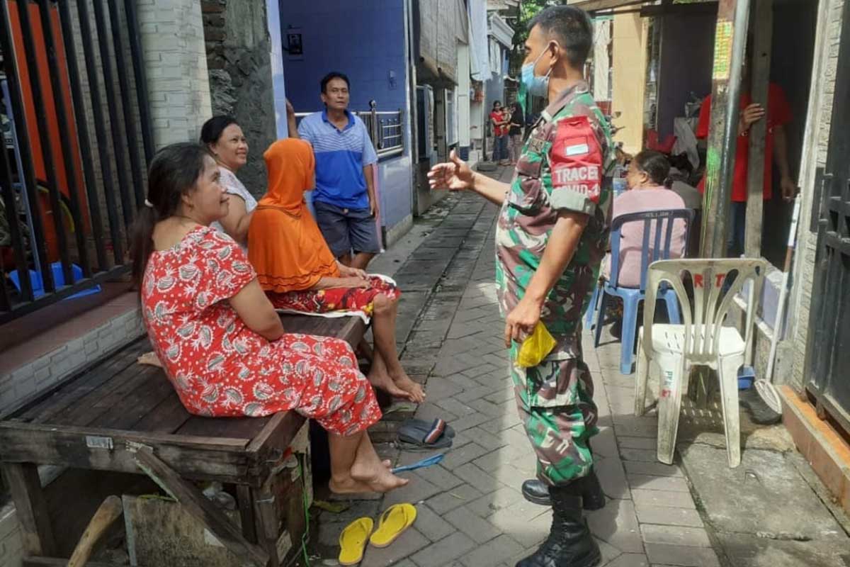 Melalui Komsos, Babinsa Ingatkan Pentingnya Patuh Protokol Kesehatan