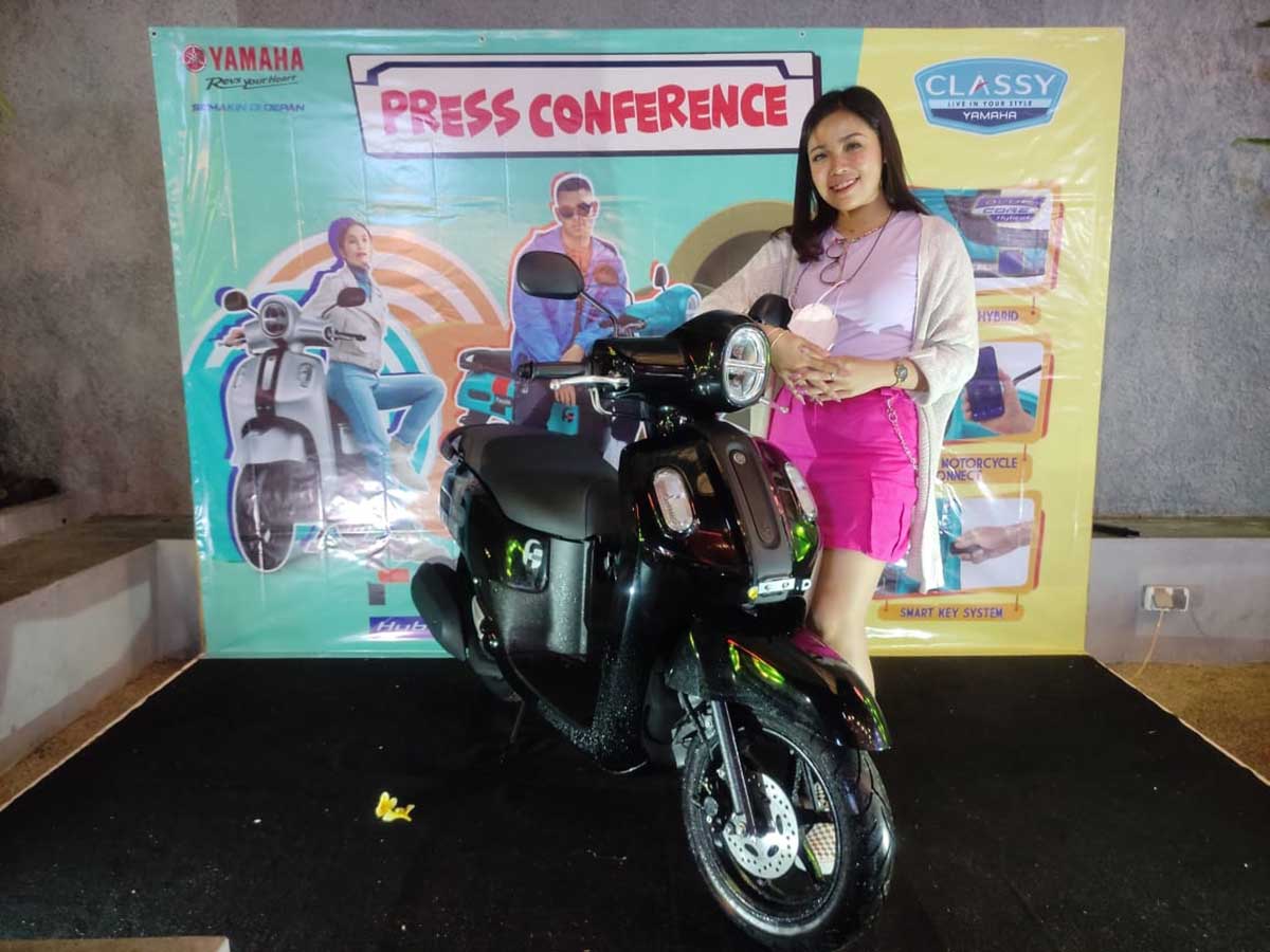Penampilan Yamaha Fazzio Blue Core Hybrid. (rhd) - Usung Teknologi Terbaru, Yamaha Perkenalkan Fazzio Blue Core Hybrid