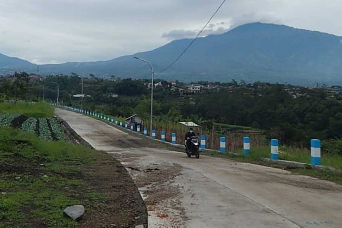 Proyek jalan tembus Sisir-Pandanrejo. (ws3) - DPUPR Batu Rampungkan Jalan Tembus Sisir-Pandanrejo, Tambah Anggaran Rp5 Miliar