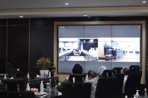 Rapat Paripurna DPRD Batu secara daring. (ist) - Paripurna Perubahan RPJMD, Eksekutif Dengarkan Pandangan Fraksi DPRD Batu - Terhadap Raperda Perubahan RPJMD dan Raperda Penanaman Modal