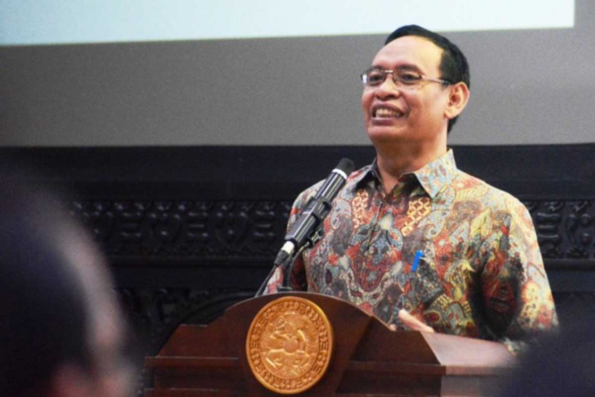 Rektor UNAIR Muhammad Nasih. (ist) - Rektor UNAIR Klaim Vaksin Merah Putih Jadi Vaksin Pertama Bersertifikat Halal