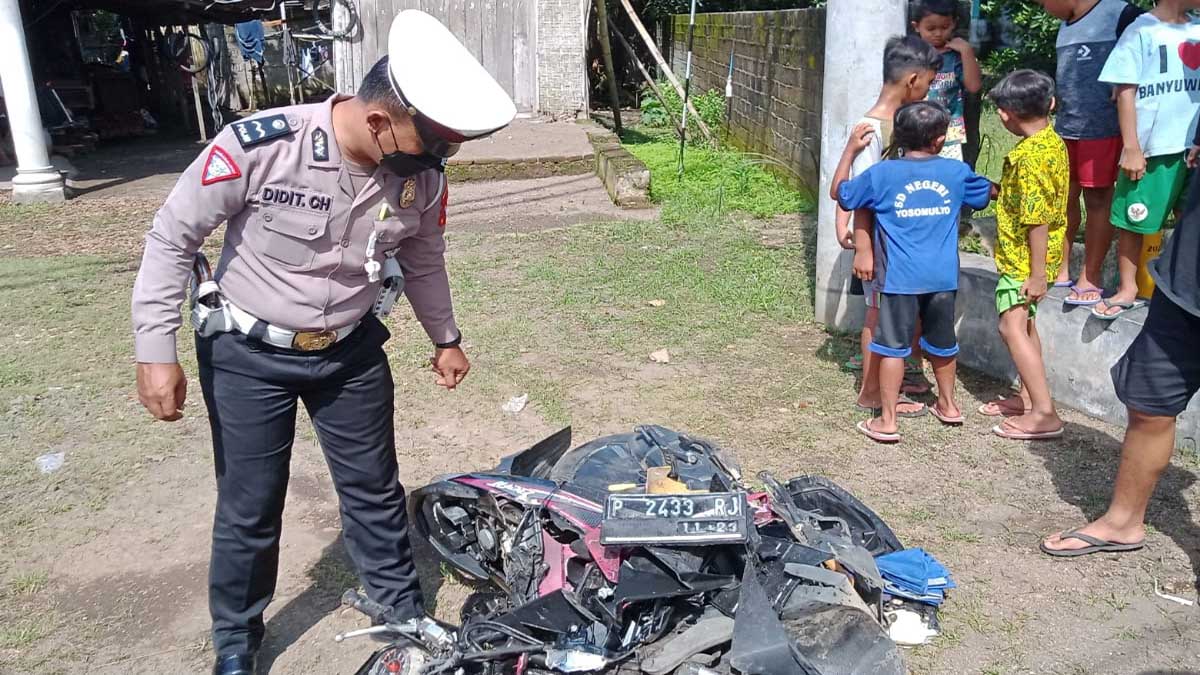 Tabrak Dump Truk Pengendara Honda Beat Tewas Ditempat