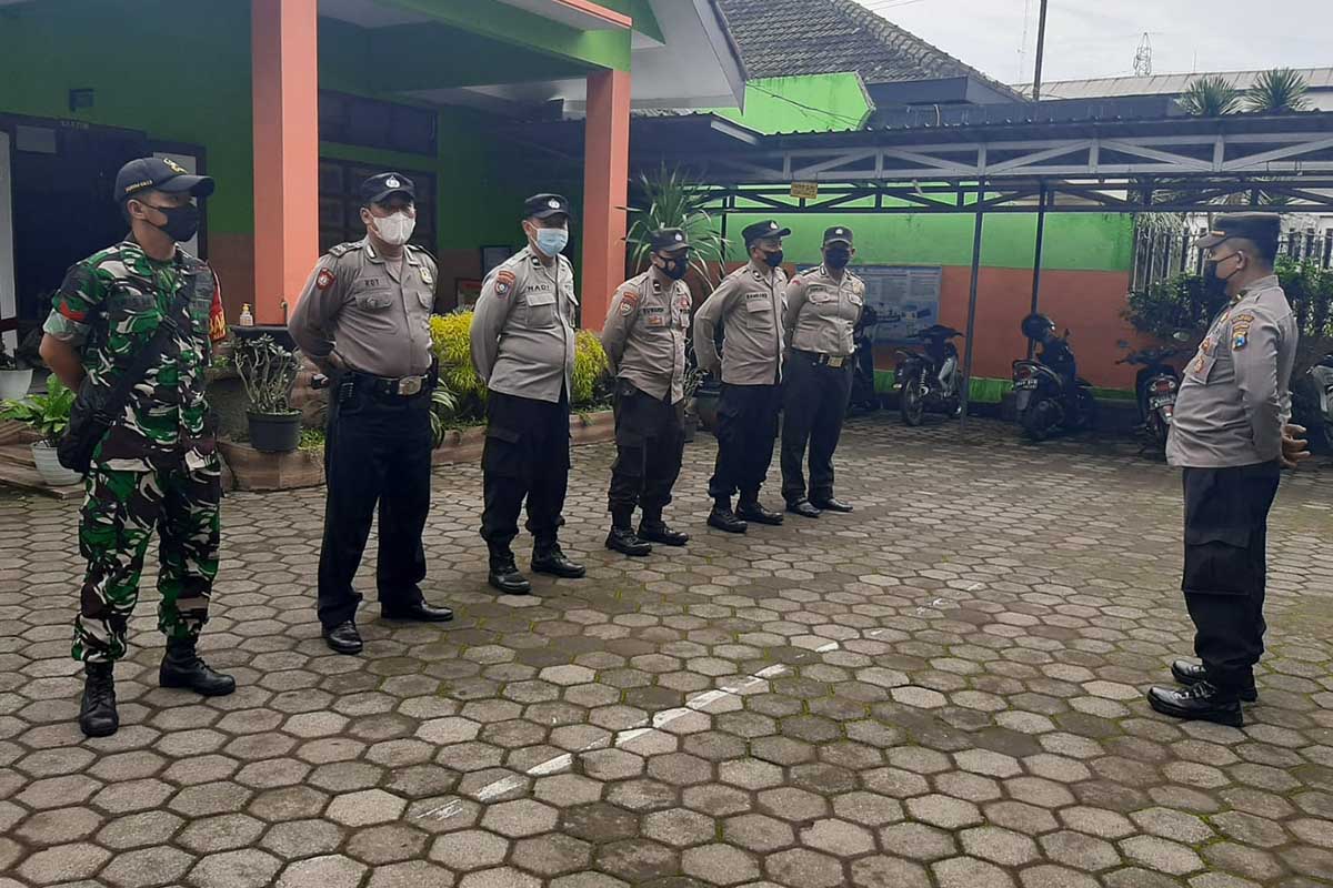 Tim Pamor Keris apel sebelum sidak. (ist) - Tim Pamor Keris Sidak SDN 1 Kedungkandang