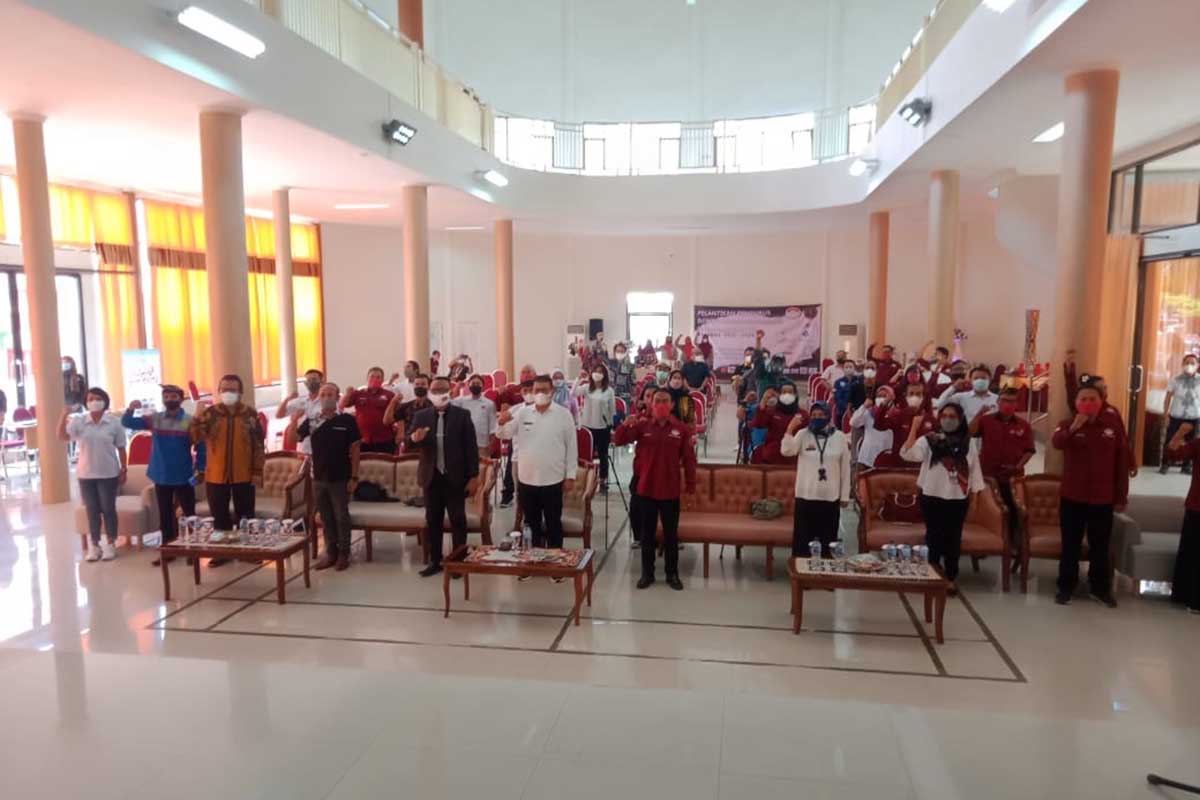 Wakli Bupati Malang, Didik Gatot Subroto, menghadiri pelantikan DPC HPI. (ws4) - Miris, Malang Raya Belum Punya Perda Bagi Pramuwisata