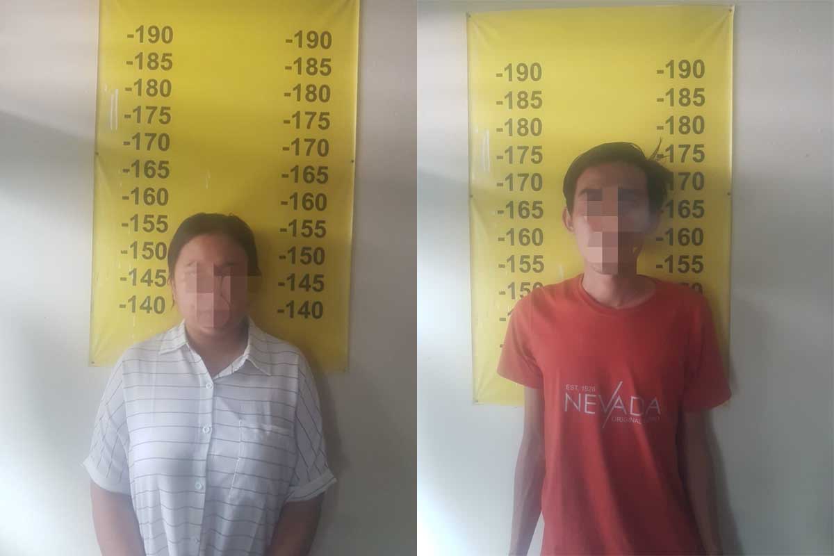 Dua tersangka penipuan dan penggelapan mobil ES dan FI. (ist) - Gadaikan Mobil, Warga Kalipuro dan Glagah Diciduk Polisi