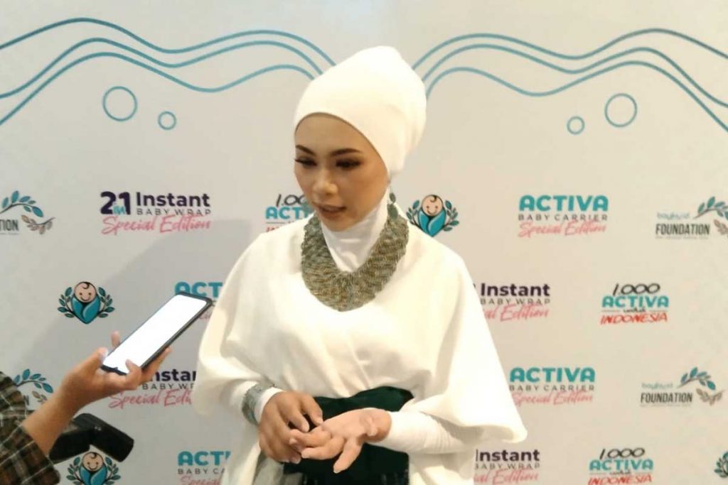 Founder Bayiku.id dan owner Bayiku.id Foundation, Lathifah Amaturrahman. (jaz) - Unggulkan Aman dan Nyaman, Bayiku.id Launching dan Bagikan 1.000 Produk
