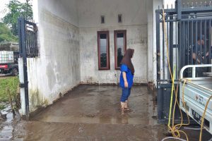 Ilustrasi genangan banjir di Kota Malang telah surut. (jaz) - BMKG: Intensitas Hujan Tinggi Penyebab Banjir Kota Malang