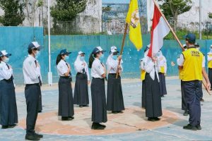 Ilustrasi siswa dalam sebuah kegiatan pelantikan OSIS SMP Negeri 1 Batu. (ist) - Kota Batu Siap Gelar PPDB Jalur Non Zonasi