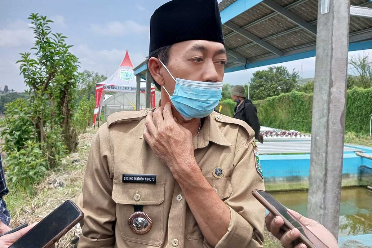 Kades Torongrejo, Sugeng Santoso Wijoyo. (ws3) - Jadi Langganan Banjir, Kades Torongrejo Berharap Pemkot Bangun Sudetan Irigasi