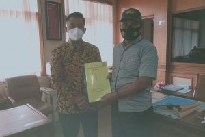 Ketua Pokmas Kampung Baru, Sohehudin, mendatangi Kanwil BPN Jawa Timur. (ist) - Pokmas Kampung Baru Ngluruk BPN Provinsi Jawa Timur