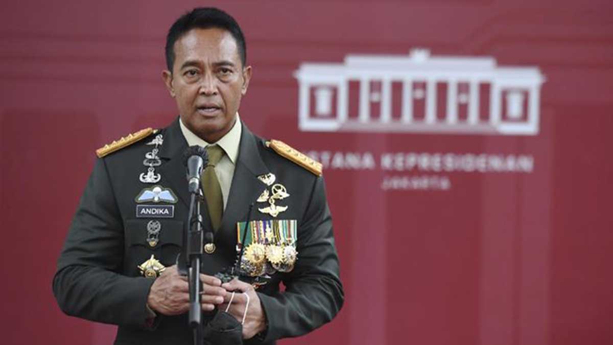 Panglima TNI Andika Perkasa. (ist) - Panglima TNI Jenderal Andika Perkasa Positif Covid-19