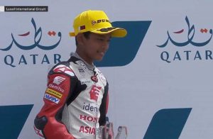 Pebalap Veda Ega Pratama. (ist) - Veda Ega Pratama Bawa Nama Indonesia di Peringkat Ketiga Idemitsu Asia Talent Cup 2022
