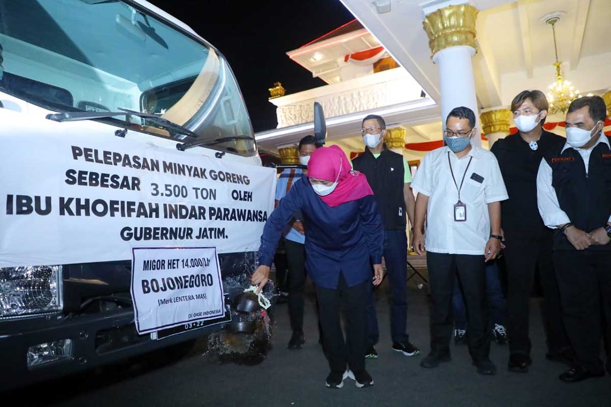 Pemprov Jatim Gelontorkan 3.500 Ton Migor ke - 17 Daerah