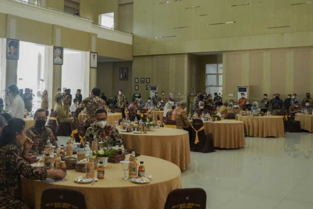 Peserta sosialisasi dari perwakilan daerah se-Jatim. (ist) - Kemenkeu RI Sosialisasikan UU HKPD, Kumpulkan Kepala Daerah se-Jatim di Batu