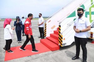 Presiden Jokowi berangkat ke Kaltim. (ist) - Presiden Jokowi Berangkat ke Kaltim Untuk Kemah di Titik Nol IKN