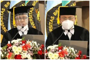 Prof Dr Drs Muhammad Saifi, MSi dan Prof Wayan Firdaus Mahmudy, SSi, MT, PhD. (rhd) - UB Kukuhkan Dua Profesor Pakar Keuangan Terpadu dan Kecerdasan Buatan